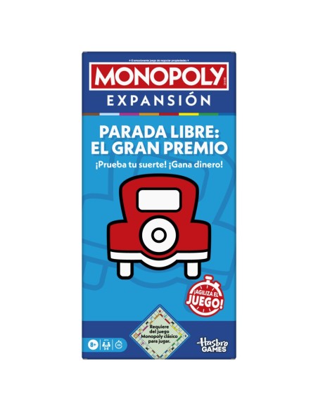 JUEGO DE MESA MONOPOLY EXPANSIÓN GRAN PREMIO PARKING GRATUITO