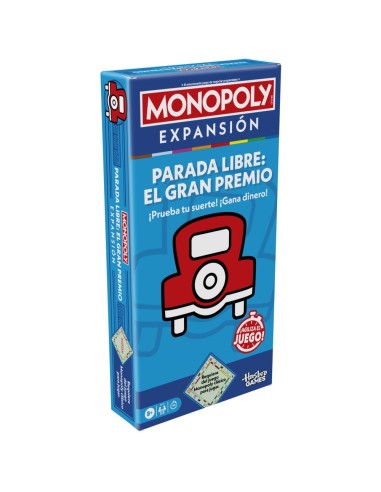 JUEGO DE MESA MONOPOLY EXPANSIÓN GRAN PREMIO PARKING GRATUITO