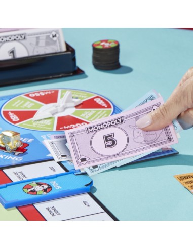 JUEGO DE MESA MONOPOLY EXPANSIÓN GRAN PREMIO PARKING GRATUITO