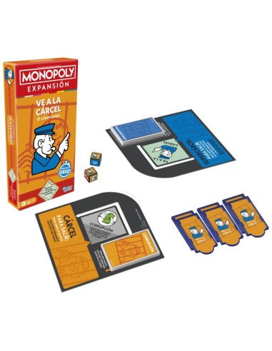 JUEGO DE MESA MONOPOLY EXPANSIÓN VE A LA CÁRCEL