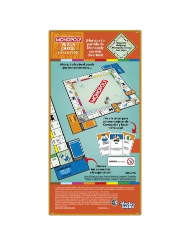 JUEGO DE MESA MONOPOLY EXPANSIÓN VE A LA CÁRCEL