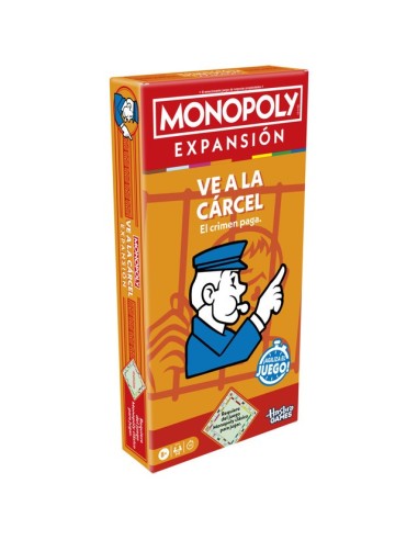 JUEGO DE MESA MONOPOLY EXPANSIÓN VE A LA CÁRCEL