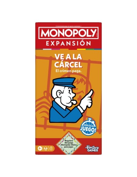 JUEGO DE MESA MONOPOLY EXPANSIÓN VE A LA CÁRCEL