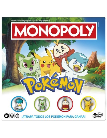 JUEGO DE MESA MONOPOLY EDICIÓN POKÉMON