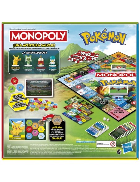 JUEGO DE MESA MONOPOLY EDICIÓN POKÉMON