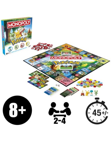 JUEGO DE MESA MONOPOLY EDICIÓN POKÉMON