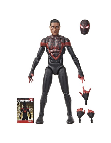 FIGURA DE ACCIÓN MARVEL LEGENDS SERIES SPIDERMAN ULTIMATE MILES MORALES