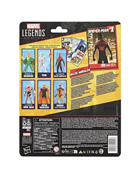 FIGURA DE ACCIÓN MARVEL LEGENDS SERIES SPIDERMAN ULTIMATE MILES MORALES