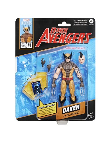 FIGURA DE ACCIÓN MARVEL LEGENDS SERIES DARK AVENGERS DAKEN (WOLVERINE)