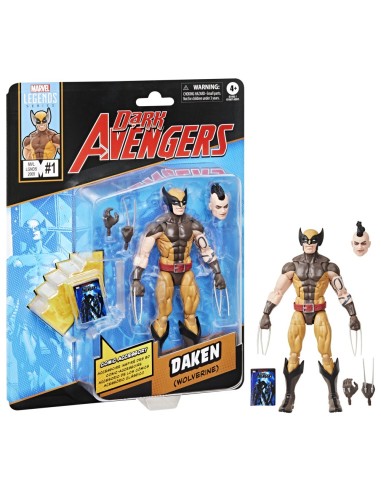 FIGURA DE ACCIÓN MARVEL LEGENDS SERIES DARK AVENGERS DAKEN (WOLVERINE)