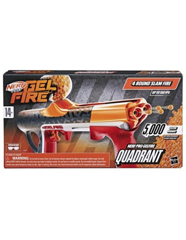 LANZADOR NERF PRO GELFIRE QUADRANT 5000 RECARGAS
