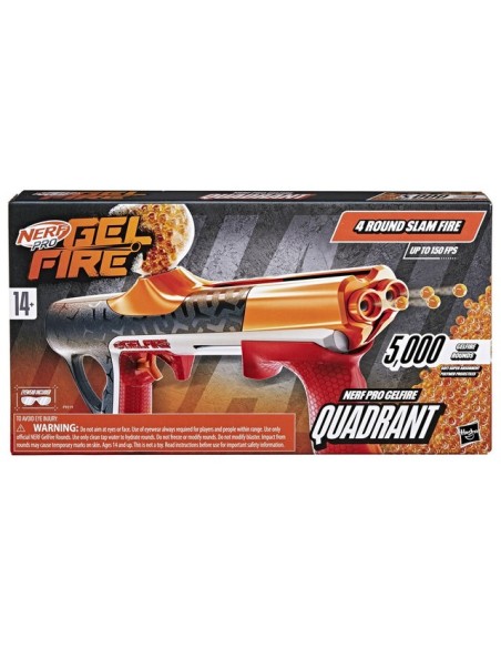 LANZADOR NERF PRO GELFIRE QUADRANT 5000 RECARGAS