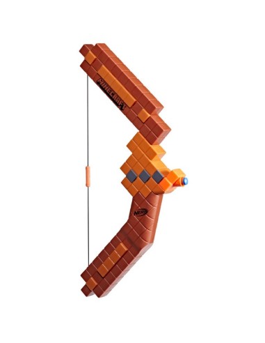LANZADOR NERF MINECRAFT ARCO 8 DARDOS