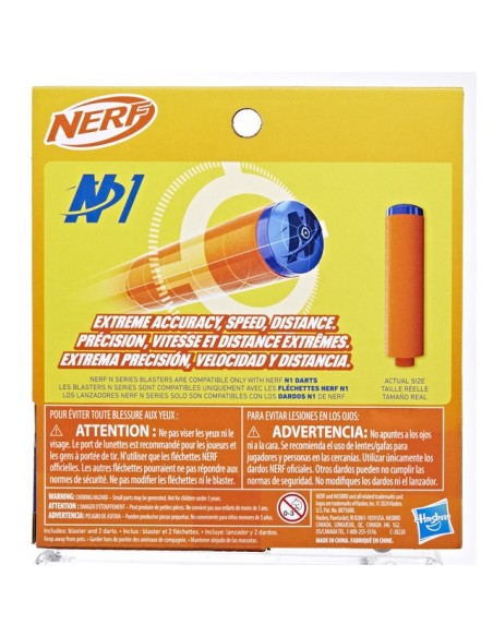 LANZADOR NERF N SERIES FLEX 2 DARDOS