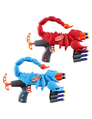LANZADOR NERF WILD EASY PLAY VENOMPACK 20 DARDOS