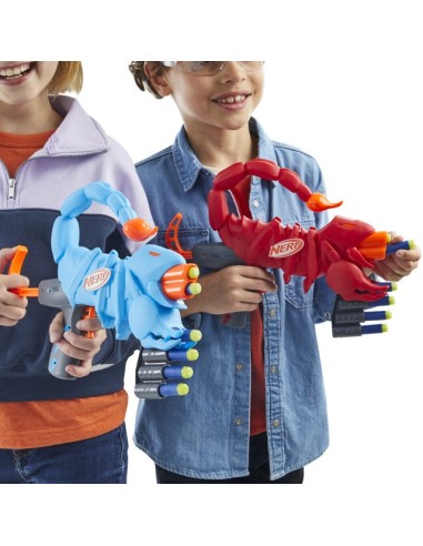 LANZADOR NERF WILD EASY PLAY VENOMPACK 20 DARDOS