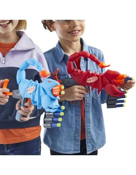 LANZADOR NERF WILD EASY PLAY VENOMPACK 20 DARDOS