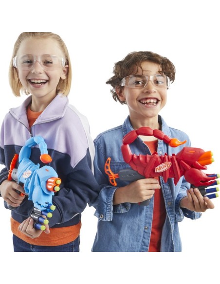 LANZADOR NERF WILD EASY PLAY VENOMPACK 20 DARDOS