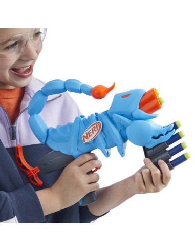 LANZADOR NERF WILD EASY PLAY VENOMPACK 20 DARDOS
