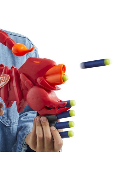 LANZADOR NERF WILD EASY PLAY VENOMPACK 20 DARDOS