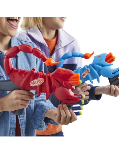 LANZADOR NERF WILD EASY PLAY VENOMPACK 20 DARDOS