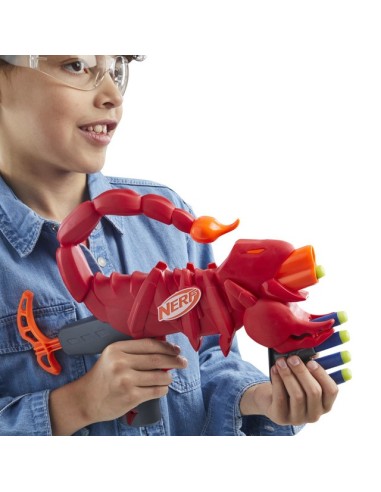 LANZADOR NERF WILD EASY PLAY VENOMPACK 20 DARDOS