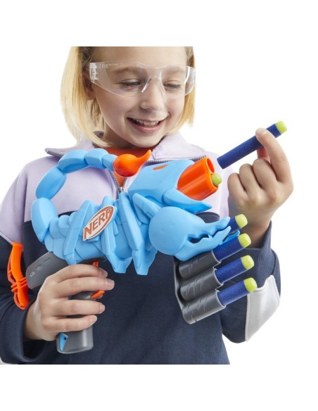 LANZADOR NERF WILD EASY PLAY VENOMPACK 20 DARDOS