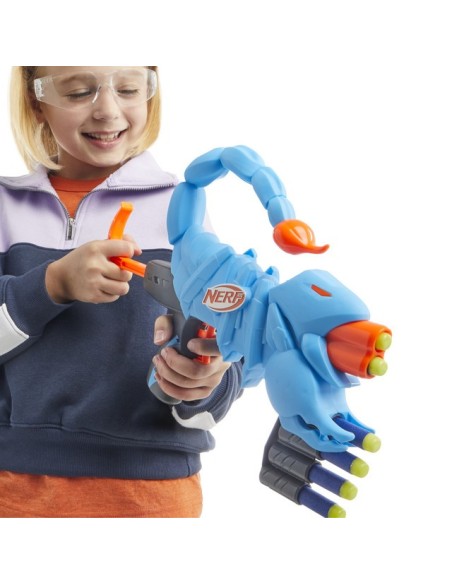 LANZADOR NERF WILD EASY PLAY VENOMPACK 20 DARDOS