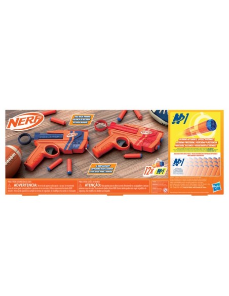 LANZADOR NERF N SERIES DUO PACK 12 DARDOS