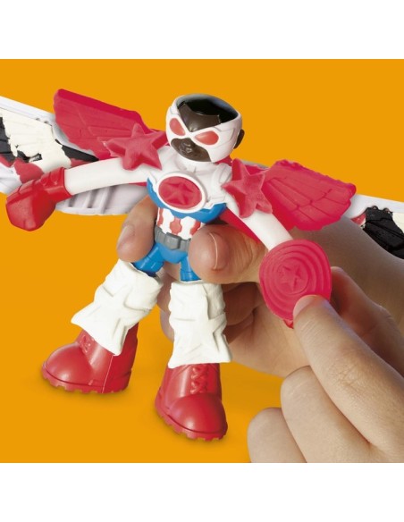 SET DE MASA MOLDEABLE PLAY DOH MARVEL MOTO CORTADORA CAPITÁN AMÉRICA