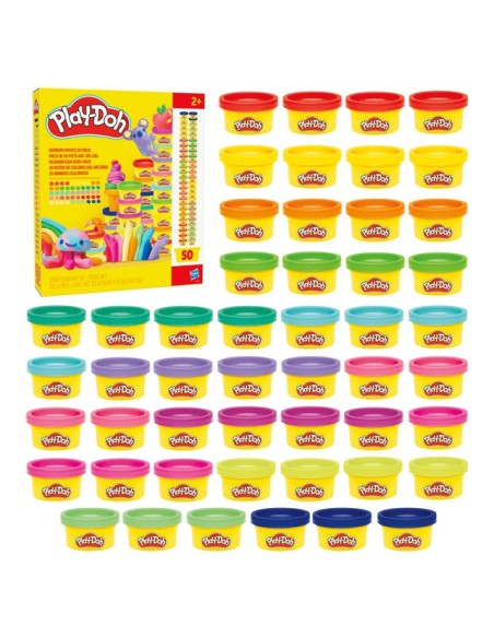 SET DE MASA MOLDEABLE PLAY DOH 50 PACK COLORES DEL ARCOÍRIS