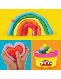 SET DE MASA MOLDEABLE PLAY DOH 50 PACK COLORES DEL ARCOÍRIS 2