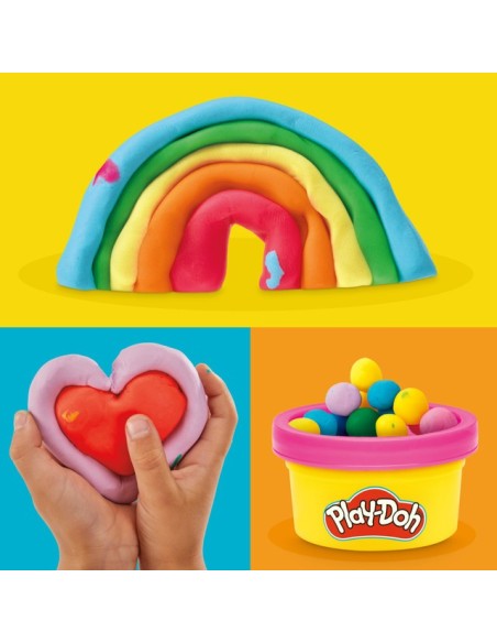 SET DE MASA MOLDEABLE PLAY DOH 50 PACK COLORES DEL ARCOÍRIS