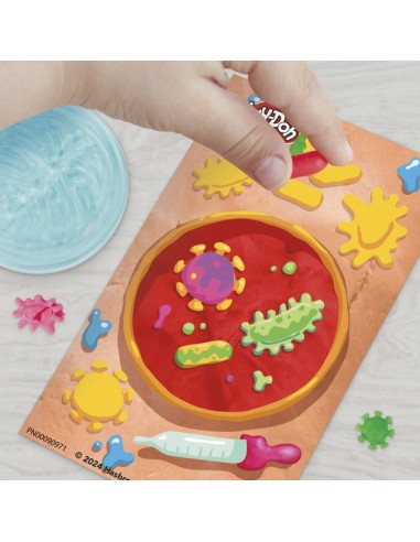 SET DE MASA MOLDEABLE PLAY DOH MICROSCOPIO LUMINOSO