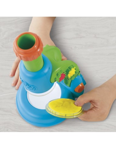 SET DE MASA MOLDEABLE PLAY DOH MICROSCOPIO LUMINOSO