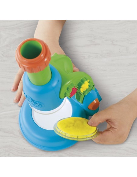 SET DE MASA MOLDEABLE PLAY DOH MICROSCOPIO LUMINOSO