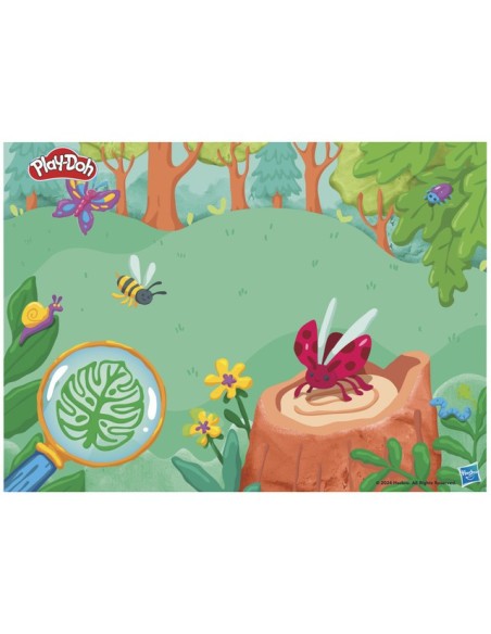 SET DE MASA MOLDEABLE PLAY DOH MICROSCOPIO LUMINOSO