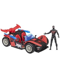 FIGURA DE ACCIÓN SPIDER-MAN EPIC WORLD OF ACTION VENOMVERSUS BÓLIDO LANZADOR MILES MORALES