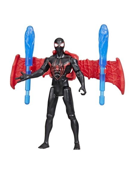 FIGURA DE ACCIÓN SPIDER-MAN EPIC WORLD OF ACTION VENOMVERSUS BÓLIDO LANZADOR MILES MORALES