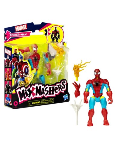 FIGURA DE ACCIÓN SPIDERMAN MIXMASHERS SPIDER-MAN