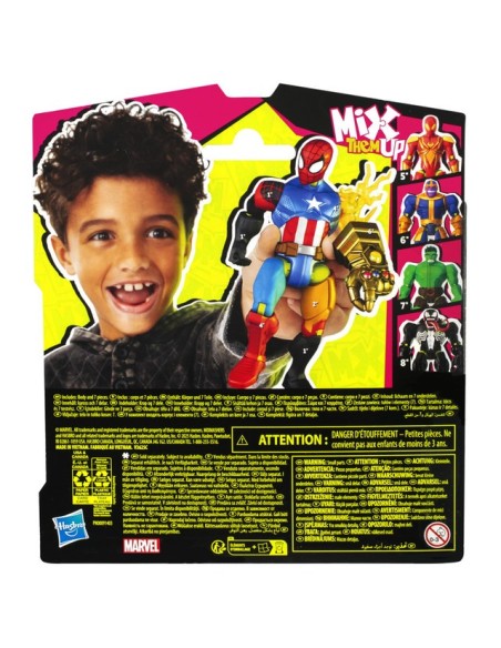 FIGURA DE ACCIÓN SPIDERMAN MIXMASHERS SPIDER-MAN