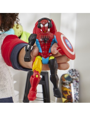 FIGURA DE ACCIÓN SPIDERMAN MIXMASHERS SPIDER-MAN
