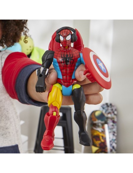 FIGURA DE ACCIÓN SPIDERMAN MIXMASHERS SPIDER-MAN