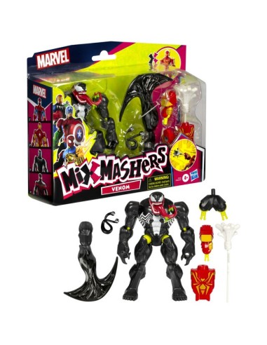 FIGURA DE ACCIÓN SPIDERMAN MIXMASHERS VENOM