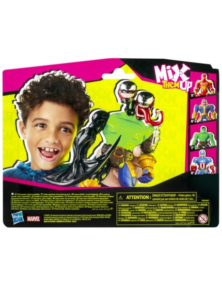 FIGURA DE ACCIÓN SPIDERMAN MIXMASHERS VENOM