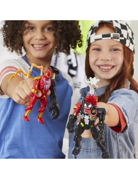 FIGURA DE ACCIÓN SPIDERMAN MIXMASHERS VENOM