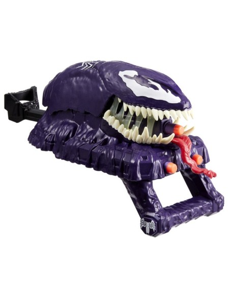 LANZADOR SPIDERMAN NERF VENOMVERSUS ATAQUE VENOM