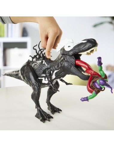 FIGURA DE ACCIÓN SPIDERMAN EPIC WORLD OF ACTION VENOMVERSUS VENOMSAURUS REX