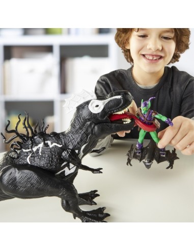 FIGURA DE ACCIÓN SPIDERMAN EPIC WORLD OF ACTION VENOMVERSUS VENOMSAURUS REX