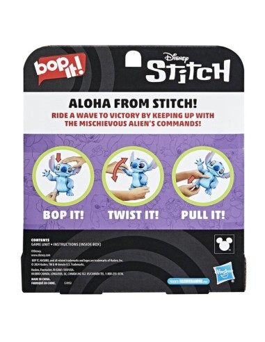 JUEGO DE MESA HASBRO GAMES BOP IT! EDICIÓN DISNEY STITCH